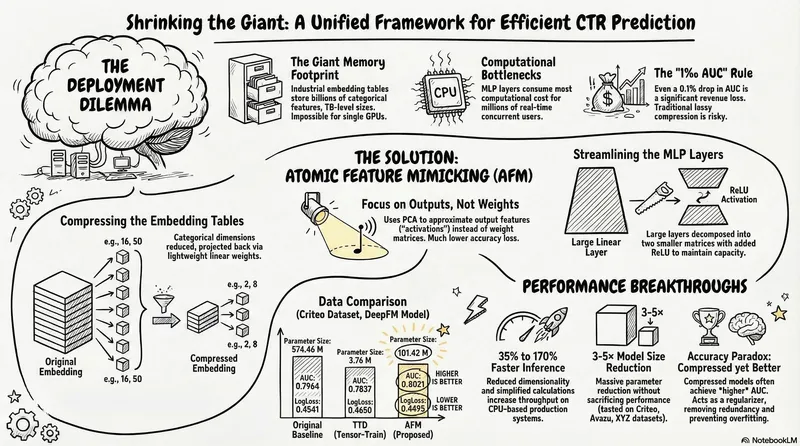 [KDD 2024] Low-Rank Compression for CTR Prediction